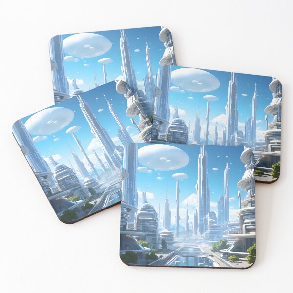 Item preview, Futuristic Cityscape | Sketch designed and sold by Shirtastically.