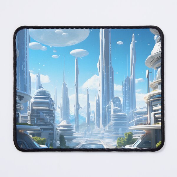 Item preview, Futuristic Cityscape | Sketch designed and sold by Shirtastically.