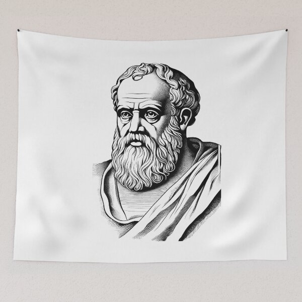 Item preview, Greek philosopher Socrates  designed and sold by NTGUILTY.