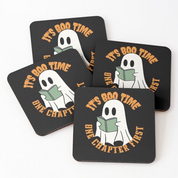 Item preview, Halloween ghost reading a book first designed and sold by Azrou shop.