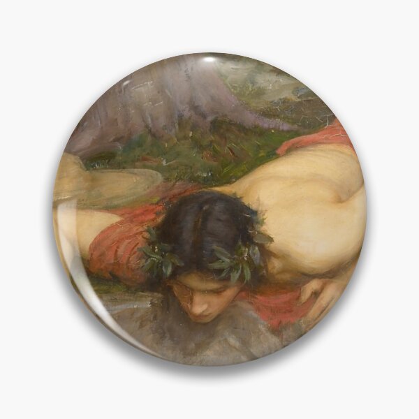 Item preview, Narcissus from Echo and Narcissus by John William Waterhouse designed and sold by NoCoffeeNoLife.