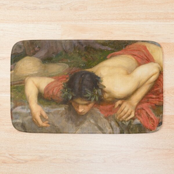 Item preview, Narcissus from Echo and Narcissus by John William Waterhouse designed and sold by NoCoffeeNoLife.
