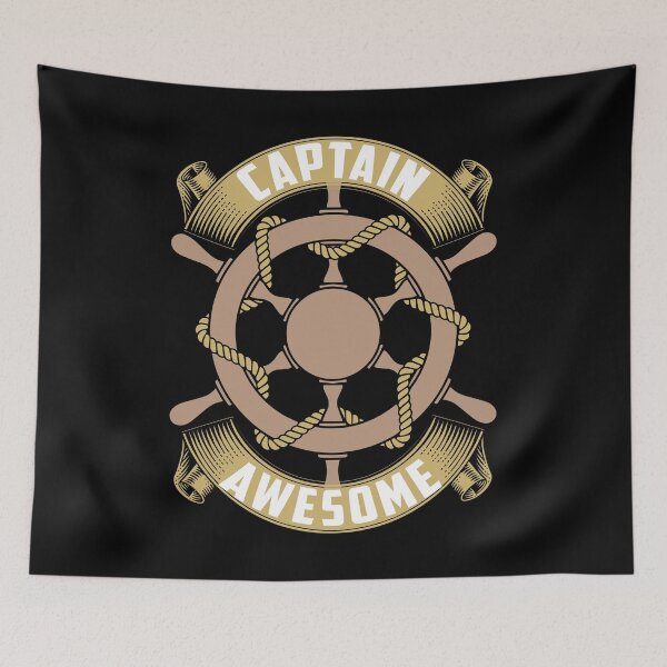 Item preview, Captain Awesome Fishing Boat Fisherman Sailor  designed and sold by BUBLTEES.