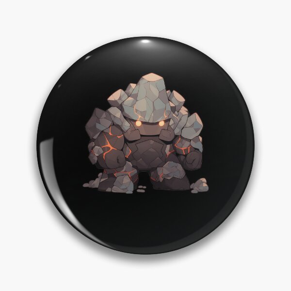 Item preview, Cute Chibi Style Golem Creature designed and sold by MalakaiBarbec.