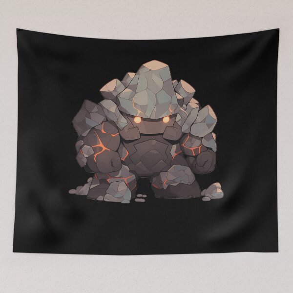 Item preview, Cute Chibi Style Golem Creature designed and sold by MalakaiBarbec.