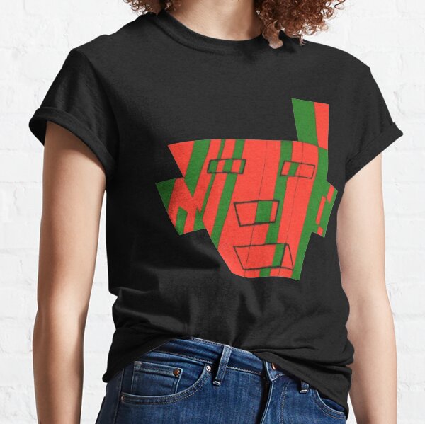 Faced The First (Facemadics colorful contemporary abstract face) Classic T-Shirt