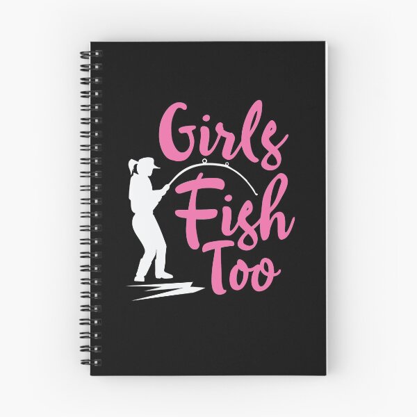 Item preview, Girls Fish Too Fishing  designed and sold by BUBLTEES.