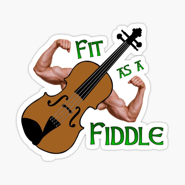 Singin' In The Rain - Fit as a Fiddle Sticker