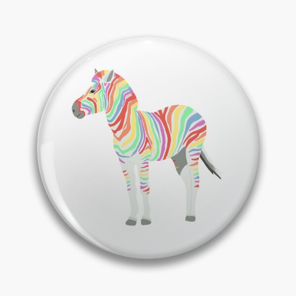 Item preview, Rainbow Zebra Design - Graphic Animal Art designed and sold by artmanship.