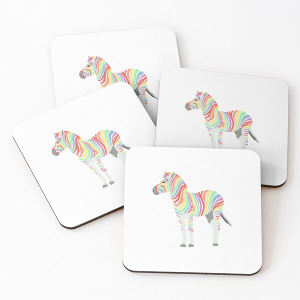 Item preview, Rainbow Zebra Design - Graphic Animal Art designed and sold by artmanship.