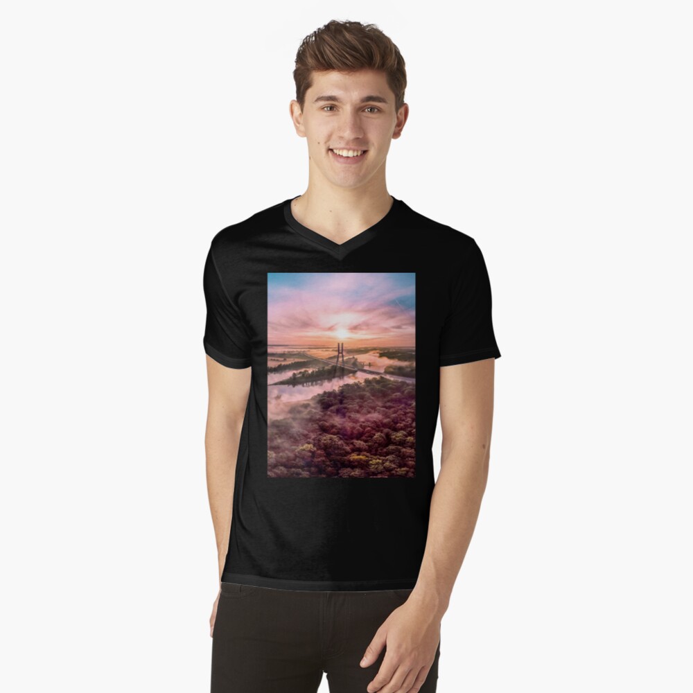 Item preview, V-Neck T-Shirt designed and sold by picdab-com.