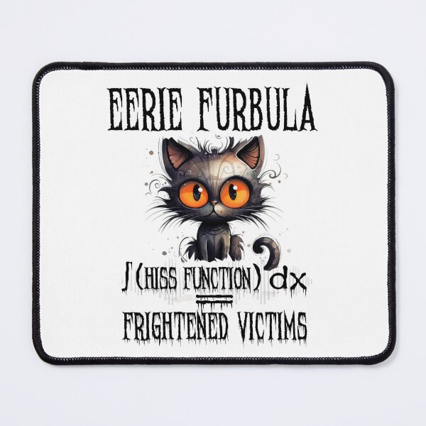 Item preview, Eerie Furbula Funny Math Cat Halloween Teacher designed and sold by Designer-Girl.