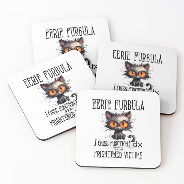 Item preview, Eerie Furbula Funny Math Cat Halloween Teacher designed and sold by Designer-Girl.