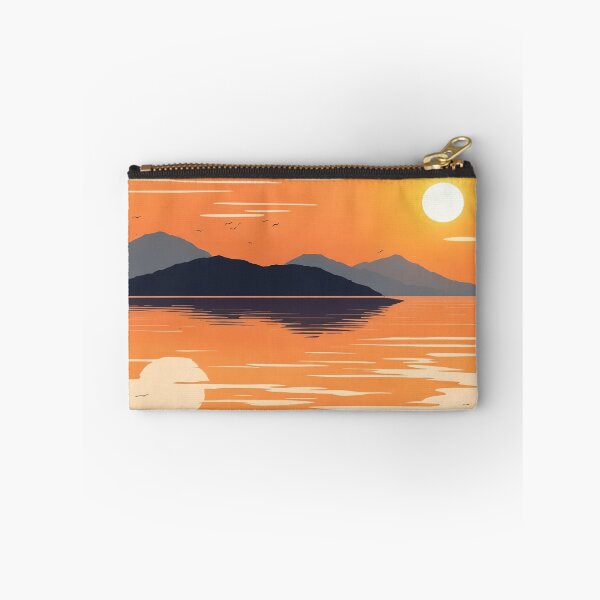 Item preview, Sailboat, calm waters, sunset, warm hues designed and sold by CoolPixels.