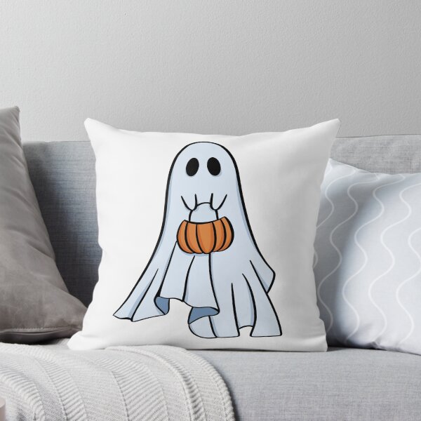 Item preview, The Ghost and the Pumpkin Bag designed and sold by ArtByKattie.