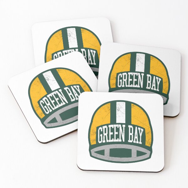 Item preview, Green Bay Retro Helmet - Green designed and sold by RowdyWilliams.