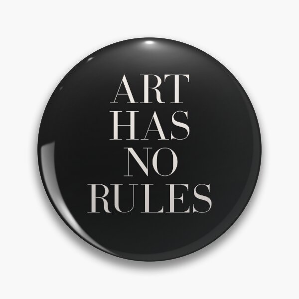 Item preview, Art Has No Rules (Black tone) designed and sold by Paigaam.