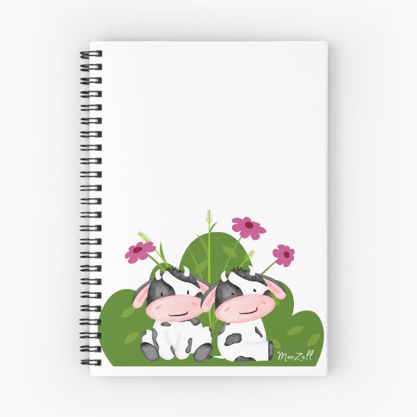 Item preview, Cow Friends with Purple Flowers designed and sold by MooZell.