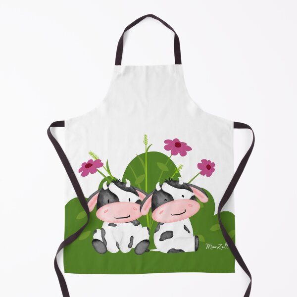 Item preview, Cow Friends with Purple Flowers designed and sold by MooZell.