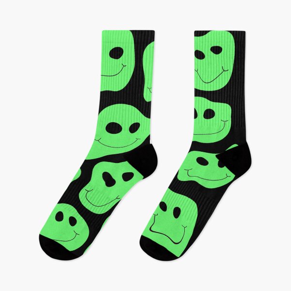 Item preview, Green drippy Melting Smiley designed and sold by Allomensiaa.