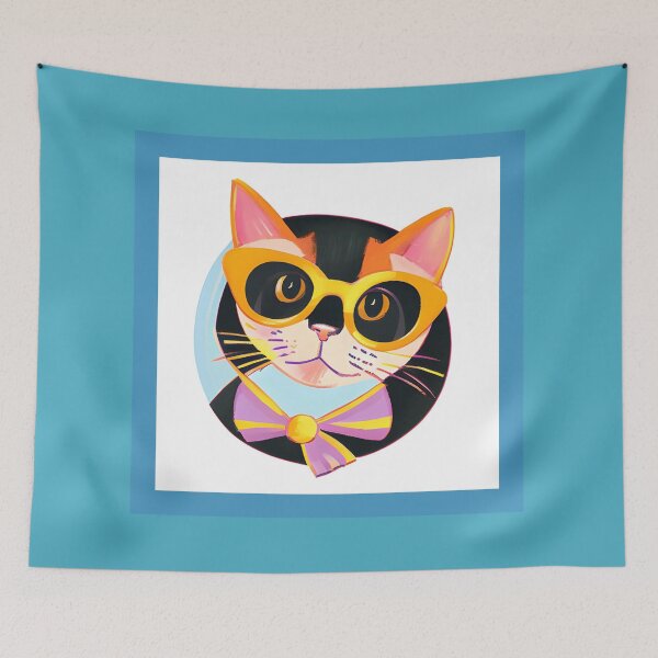 Item preview, Cat in specs designed and sold by GasconyPassion.