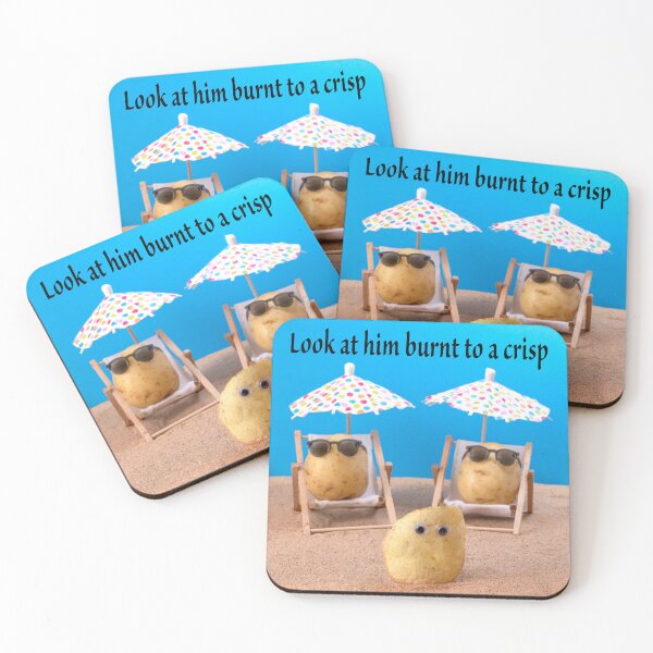 Item preview, Burnt to a Crisp Beach Scene designed and sold by DaveBond.