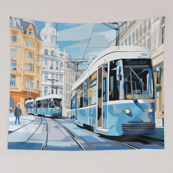 Item preview, A Pop Art Travel Print of Zurich - Switzerland designed and sold by StudioRedKoala.