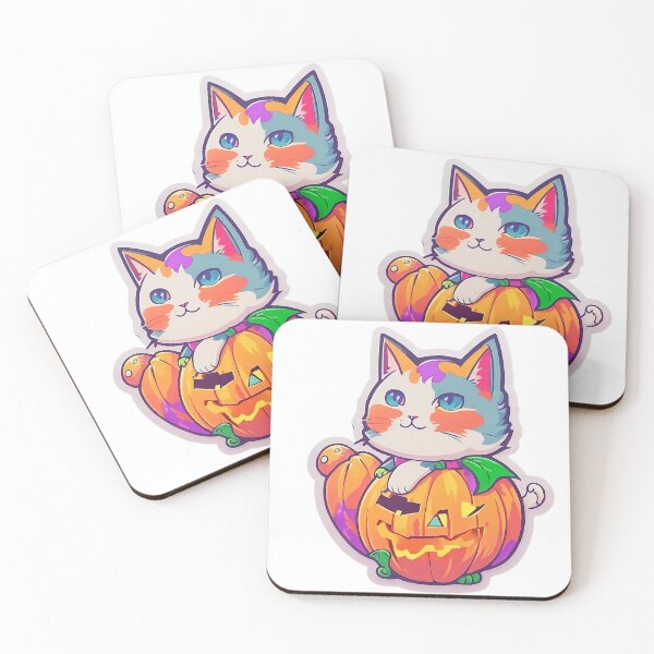 Item preview, Halloween Playful Cat on Pumpkin designed and sold by Prints Shoppe.