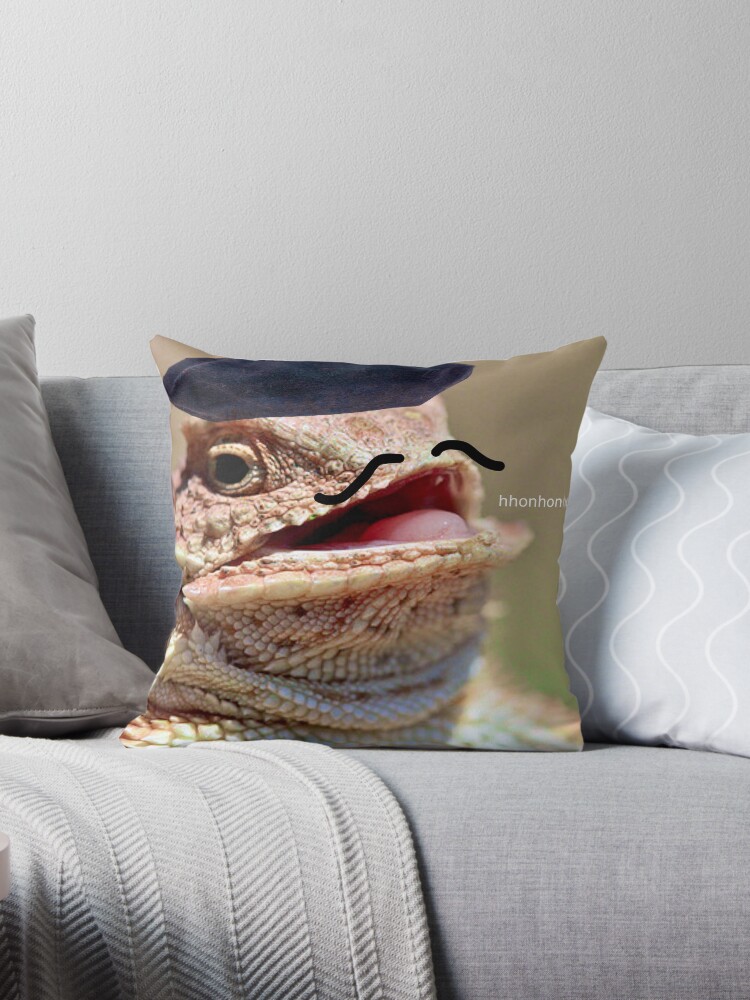 Man face Throw Pillow by MarkTheUser