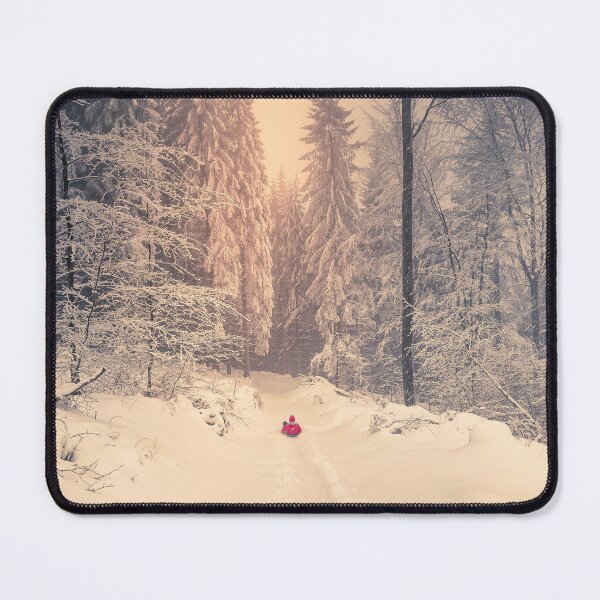 Item preview, Snow in the mountains and sledding fun designed and sold by picdab-com.