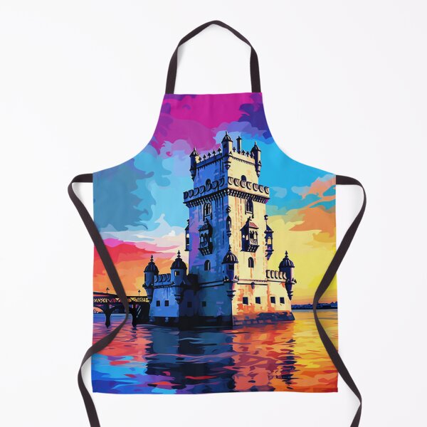 Item preview, A Pop Art Travel Print of the Belem Tower in Lisbon - Portugal designed and sold by StudioRedKoala.