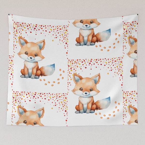 Item preview, Autumn fox designed and sold by WondersofEmily.