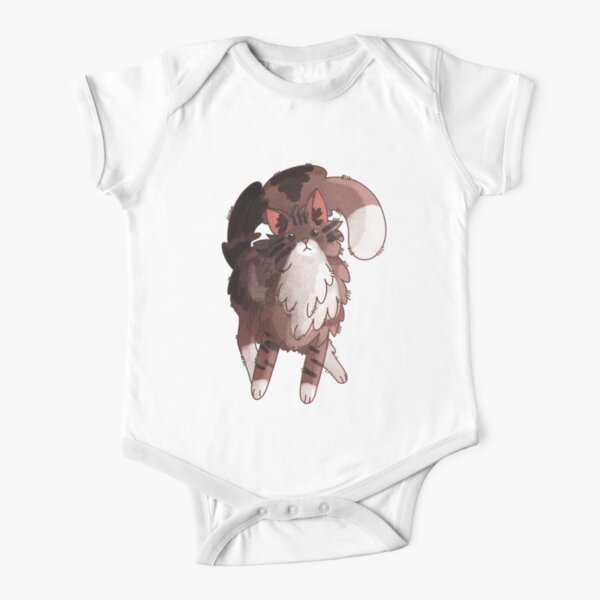 Norwegian forest cat Short Sleeve Baby One-Piece