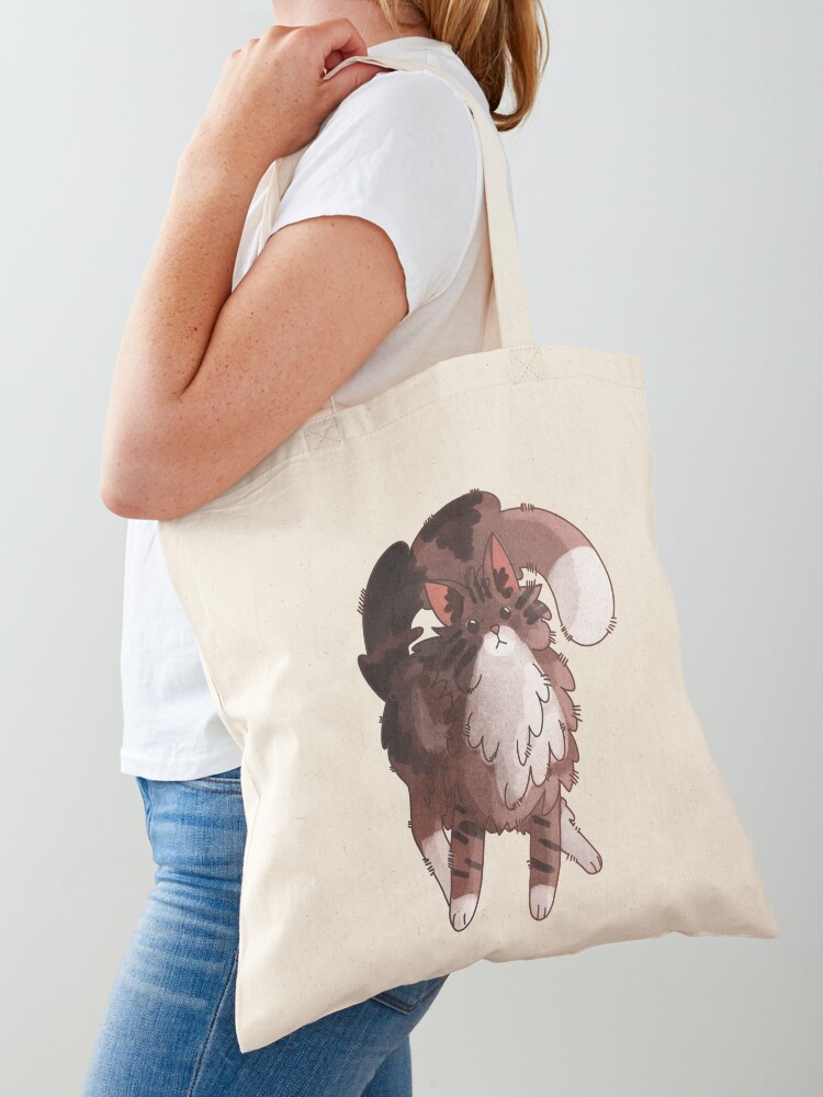 Thumbnail 1 of 5, Tote Bag, Norwegian forest cat designed and sold by FelineEmporium.