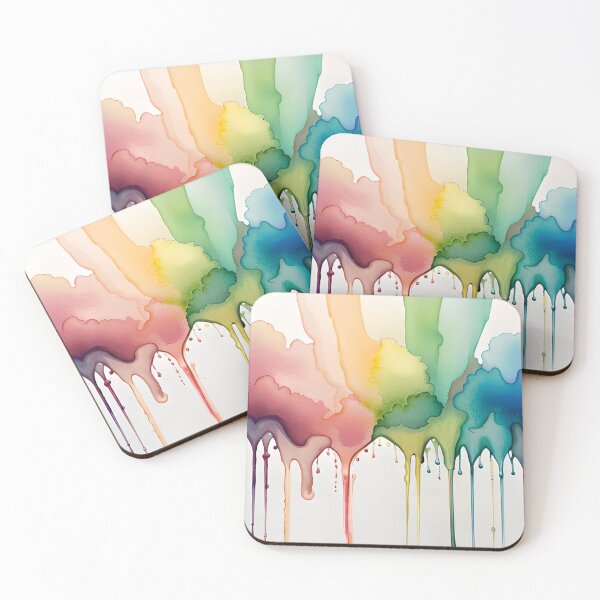 Item preview, multicolored abstract art designed and sold by Pistacheartco.