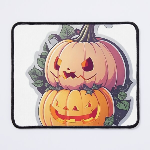 Item preview, Halloween Smiling Pumpkin Duo designed and sold by Prints Shoppe.