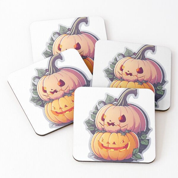 Item preview, Halloween Smiling Pumpkin Duo designed and sold by Prints Shoppe.