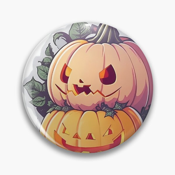Artikelvorschau, Halloween lächelndes Kürbis-Duo entworfen und verkauft von Prints Shoppe.