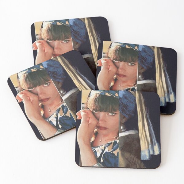 Item preview, Winona Oak Girl with the Pearl Earring Fan Collage designed and sold by Mowgv.