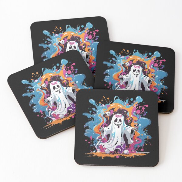 Item preview, Trick Or Treat Ghost Halloween Design V2 designed and sold by SparkleBrush.