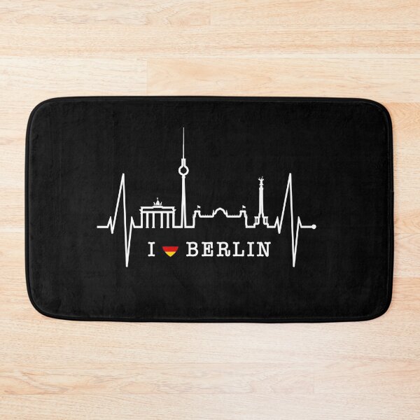 Item preview, Berlin Skyline Heartbeat Germany Heart I Love Berlin designed and sold by EDcreations.