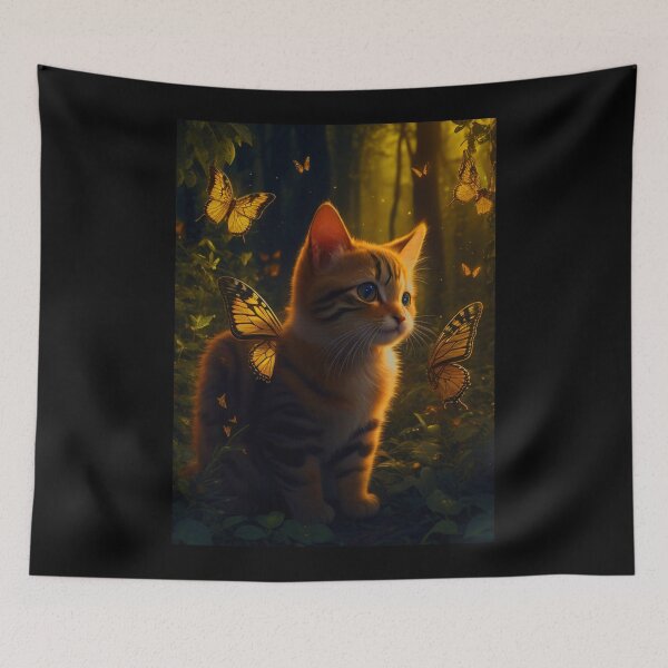 Item preview, Symbol of innocence-Cats With Headphones designed and sold by FineStudios.