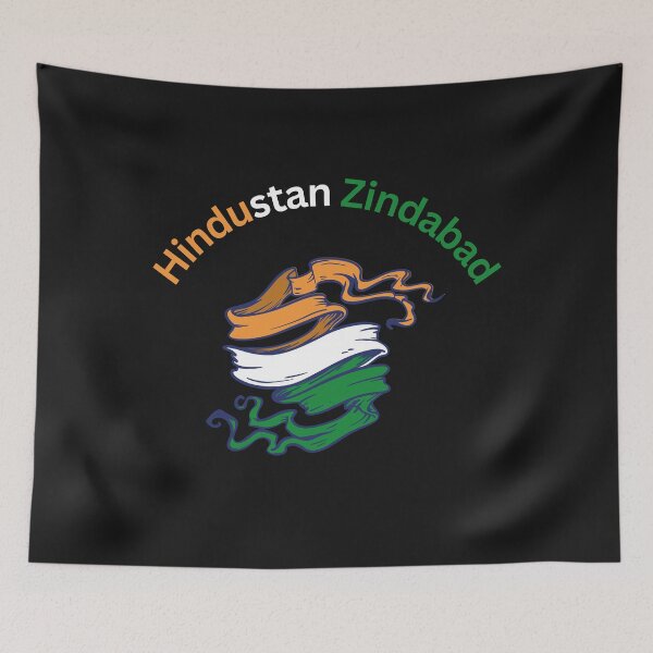 Item preview, Indian Flag, Long Live India, Hindustan Zindabad, Indian Patriotism, Victory to India, Indian Pride designed and sold by Right-UR.