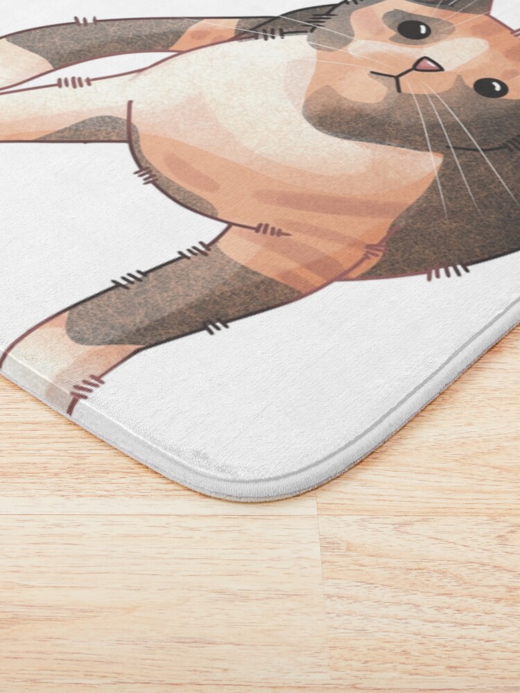 Thumbnail 3 of 6, Bath Mat, Calico cat designed and sold by FelineEmporium.