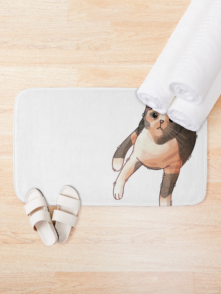 Thumbnail 2 of 6, Bath Mat, Calico cat designed and sold by FelineEmporium.