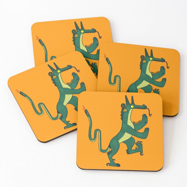 Item preview, Smaugust, Mušḫuššu (Green) designed and sold by inkvisage.