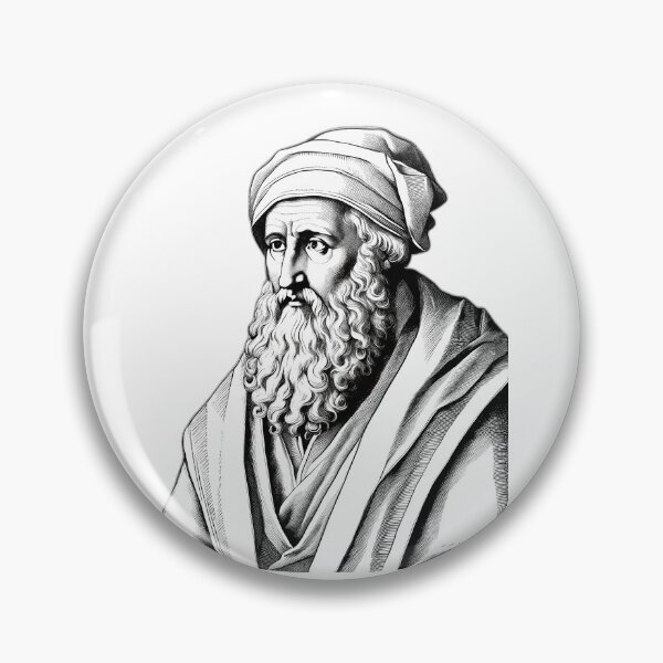 Item preview, Portrait of Pythagoras of Samos  designed and sold by NTGUILTY.