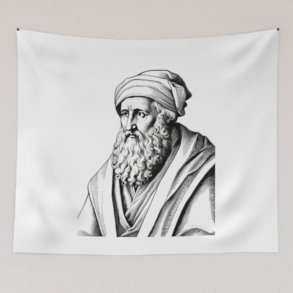 Item preview, Portrait of Pythagoras of Samos  designed and sold by NTGUILTY.