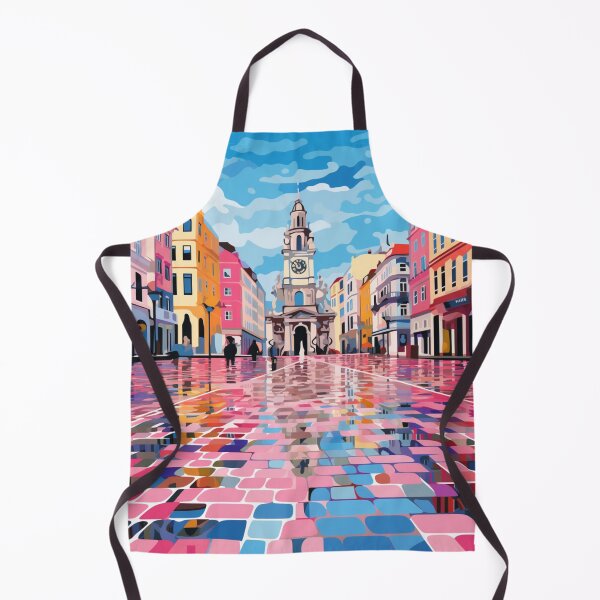 Item preview, A Pop Art Travel Print of Lisbon - Portugal designed and sold by StudioRedKoala.