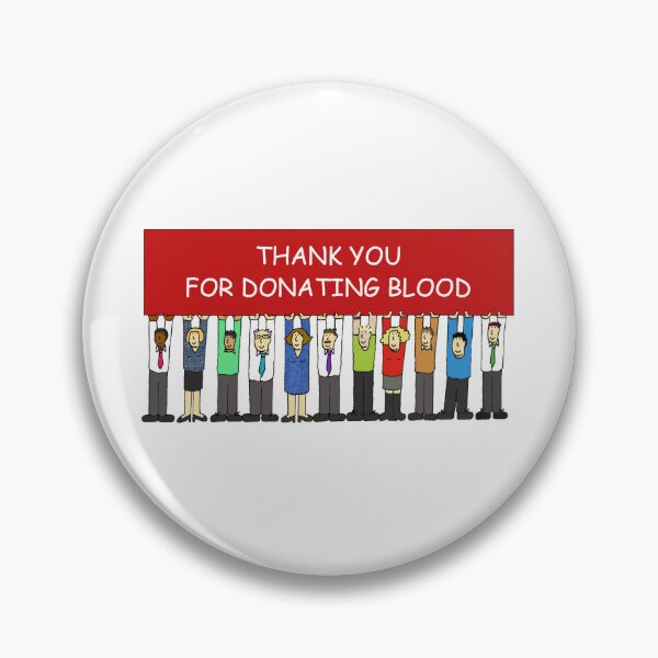 Item preview, Thank you for Donating Blood designed and sold by KateTaylor.